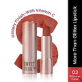Swiss Beauty More Than Glitter Lipstick - 3 Glimmer Coral