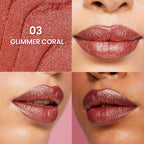 Swiss Beauty More Than Glitter Lipstick - 3 Glimmer Coral