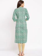 HERE&NOW Paisley Printed Straight Kurta