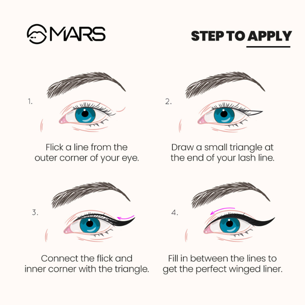 MARS Cosmetics Free Flow Liquid Eyeliner - Distacart