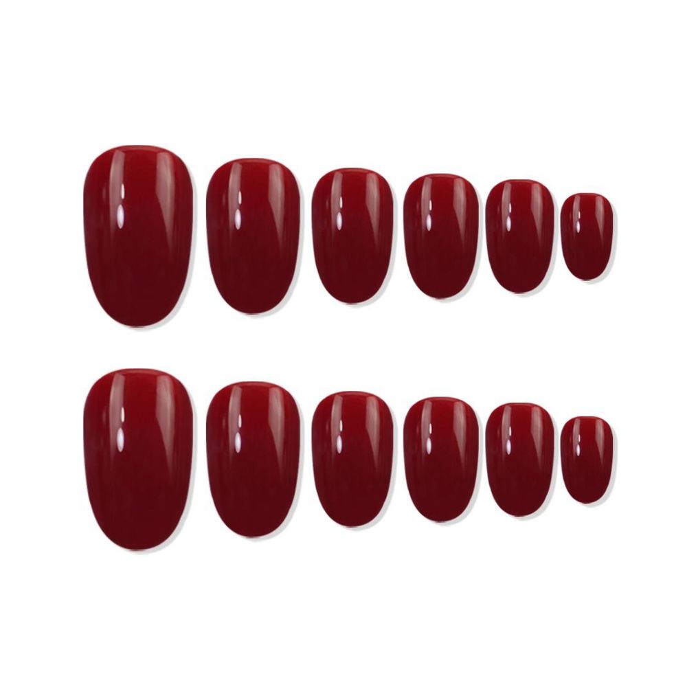 shills professional reusable press on nails oval spn514