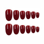 shills professional reusable press on nails oval spn514