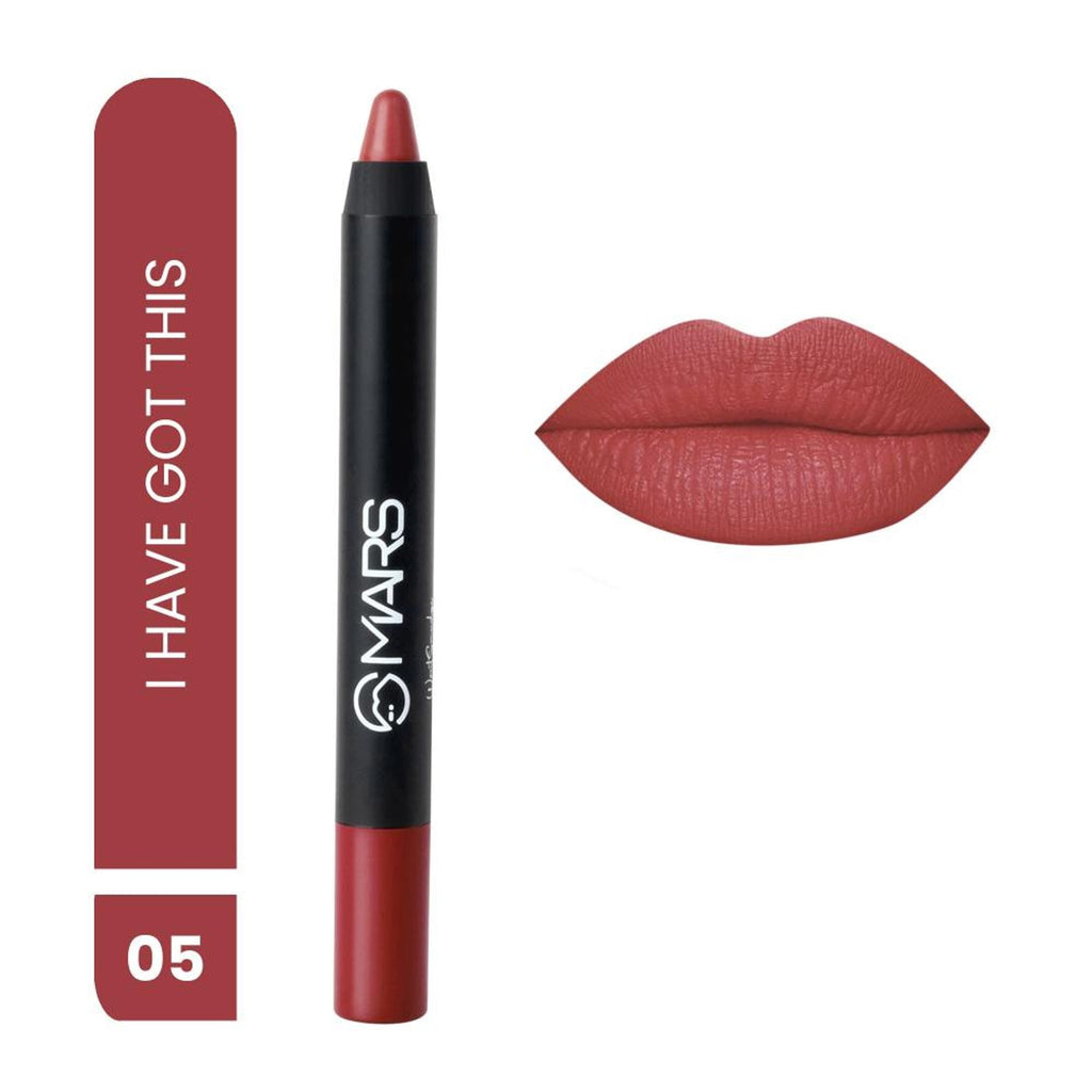 MARS Cosmetics Won't Smudge Won't Budge Lip Crayon - I Have Got This - Distacart