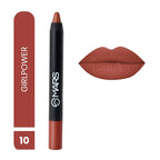 MARS Cosmetics Won't Smudge Won't Budge Lip Crayon - Girl Power - Distacart