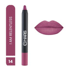 MARS Cosmetics Won't Smudge Won't Budge Lip Crayon - I Am Relentless - Distacart