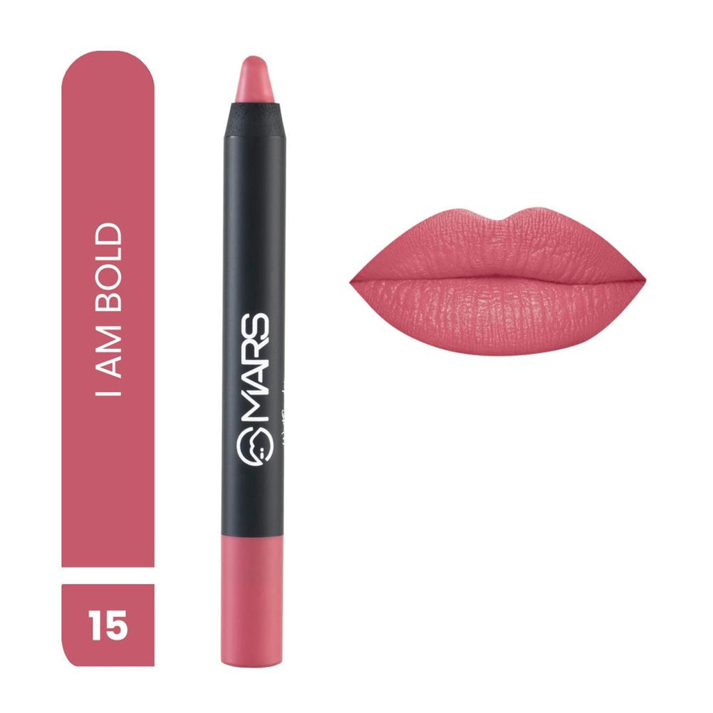 MARS Cosmetics Won't Smudge Won't Budge Lip Crayon - I Am Bold - Distacart