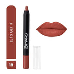 MARS Cosmetics Won't Smudge Won't Budge Lip Crayon - Let's Get It - Distacart