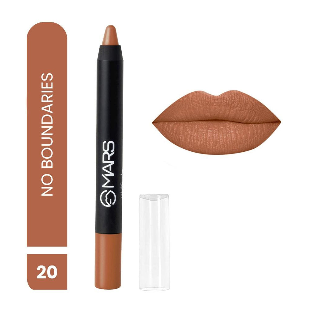 MARS Cosmetics Won't Smudge Won't Budge Lip Crayon - No Boundaries - Distacart