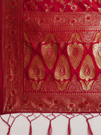 Sangria Floral Woven Design Kanjeevaram Sarees - Distacart