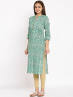 HERE&NOW Paisley Printed Straight Kurta