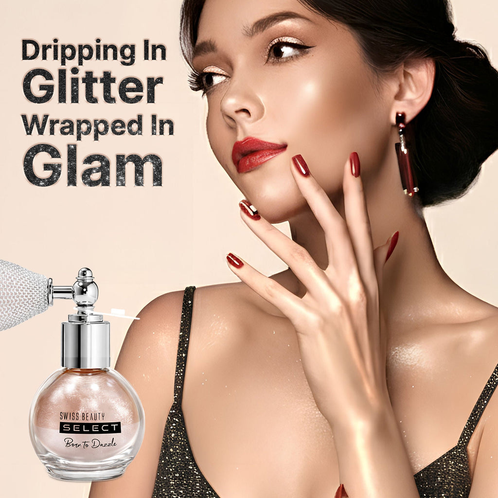 Swiss Beauty Select Born To Dazzle Glitter Spray - Distacart