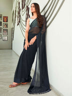 Tikhi Imli Georgette Ready to Wear Saree - Distacart