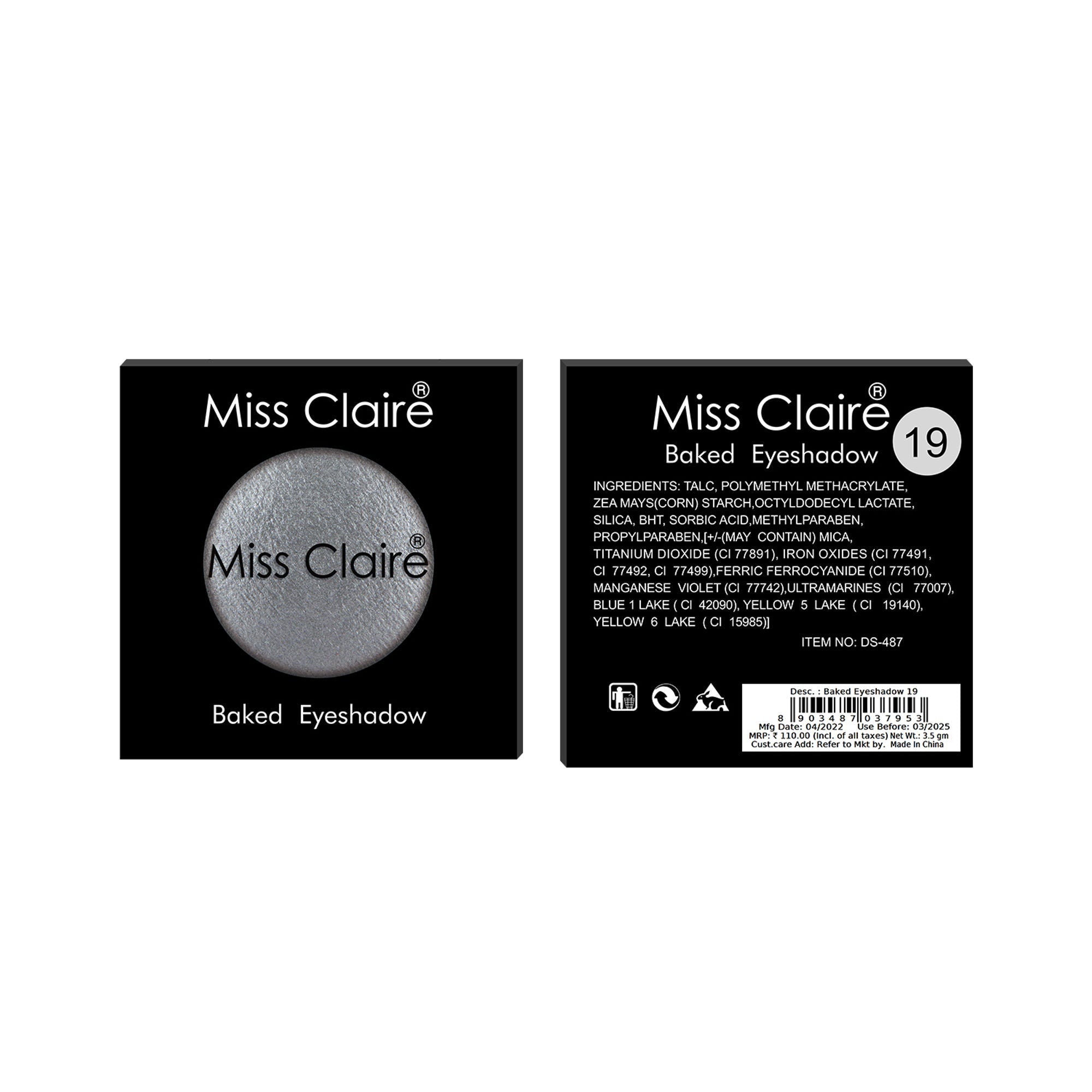 Miss Claire Baked Eyeshadow - 19 - Distacart
