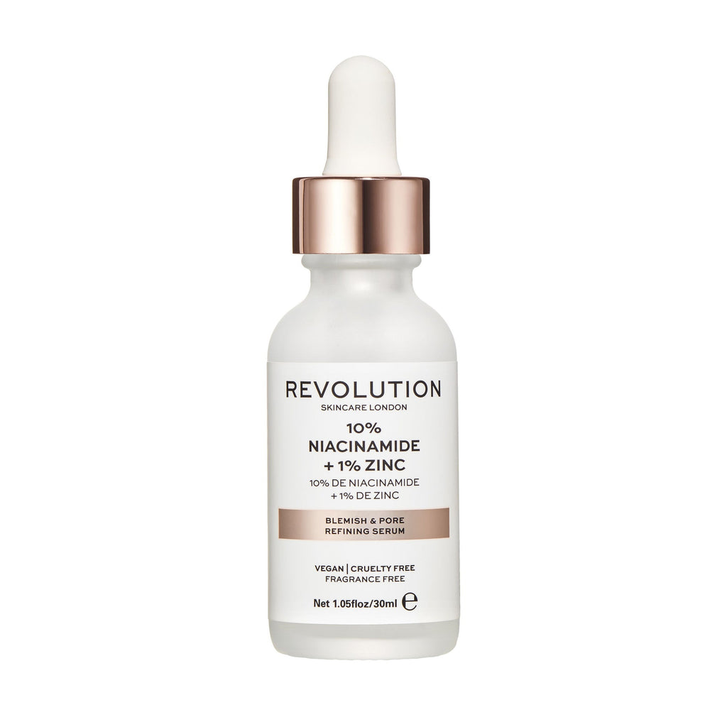 Makeup Revolution Skincare Blemish and Pore Refining Serum - 10% Niacinamide + 1% Zinc - Distacart