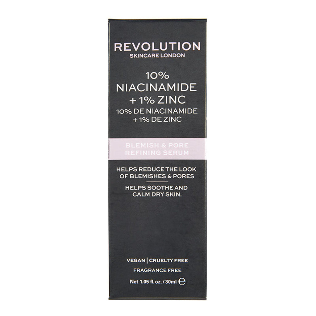 Makeup Revolution Skincare Blemish and Pore Refining Serum - 10% Niacinamide + 1% Zinc - Distacart
