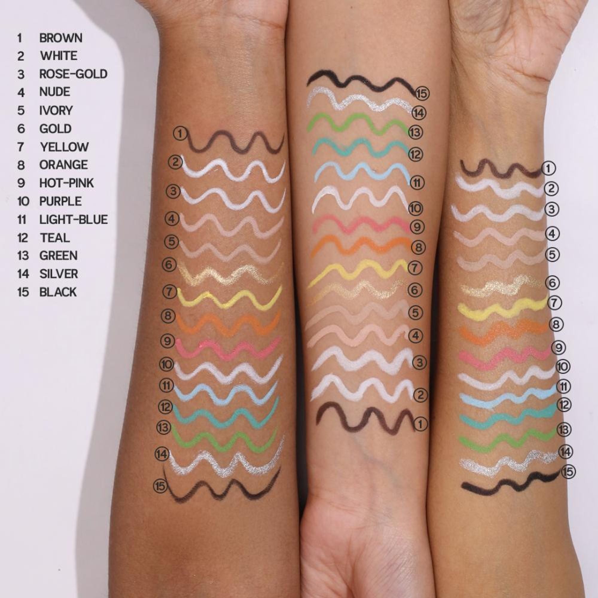 Makeup Revolution Streamline Waterline Eyeliner Pencil-Ultra Creamy Smudge Proof Smokey Looks - Ivory - Distacart