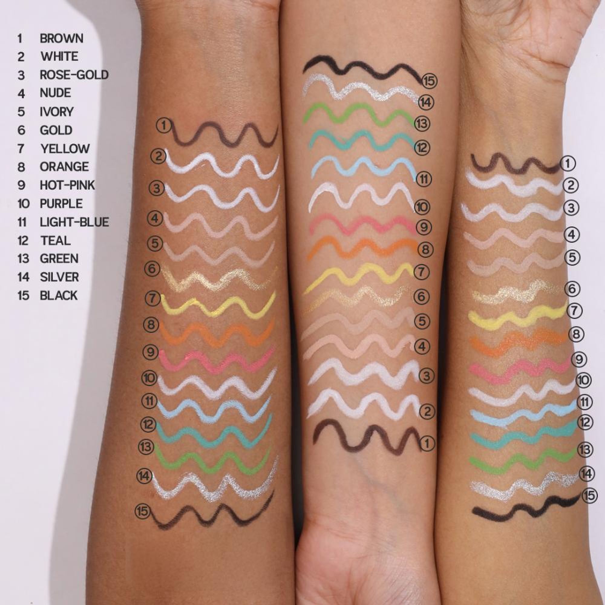 Makeup Revolution Streamline Waterline Eyeliner Pencil-Ultra Creamy Smudge Proof Smokey Looks - Brown - Distacart