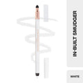 Makeup Revolution Streamline Waterline Eyeliner Pencil-Ultra Creamy Smudge Proof Smokey Looks - White