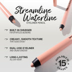 Makeup Revolution Streamline Waterline Eyeliner Pencil-Ultra Creamy Smudge Proof Smokey Looks - White - Distacart