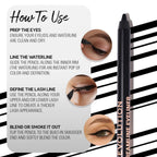 Makeup Revolution Streamline Waterline Eyeliner Pencil-Ultra Creamy Smudge Proof Smokey Looks - White - Distacart