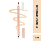 Makeup Revolution Streamline Waterline Eyeliner Pencil-Ultra Creamy Smudge Proof Smokey Looks - Nude