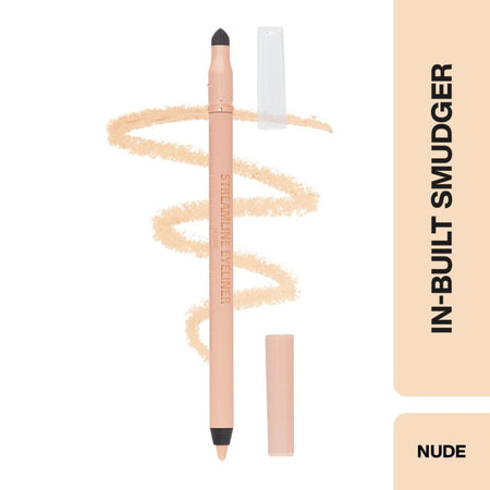 Makeup Revolution Streamline Waterline Eyeliner Pencil-Ultra Creamy Smudge Proof Smokey Looks - Nude