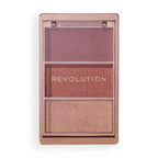 Makeup Revolution Blush Icon Palette - Aura Points Rose