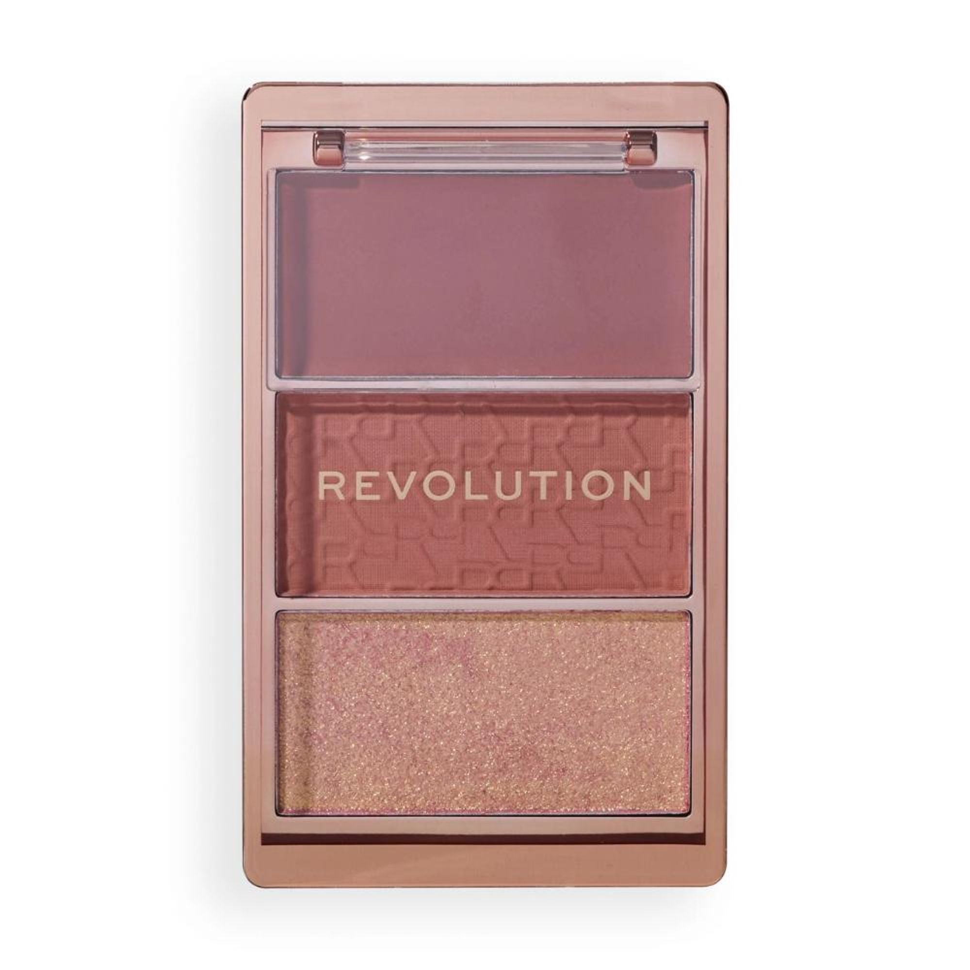 Makeup Revolution Blush Icon Palette - Aura Points Rose