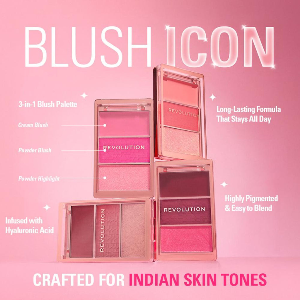Makeup Revolution Blush Icon Palette - Authentic Peach