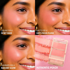 Makeup Revolution Blush Icon Palette - Authentic Peach