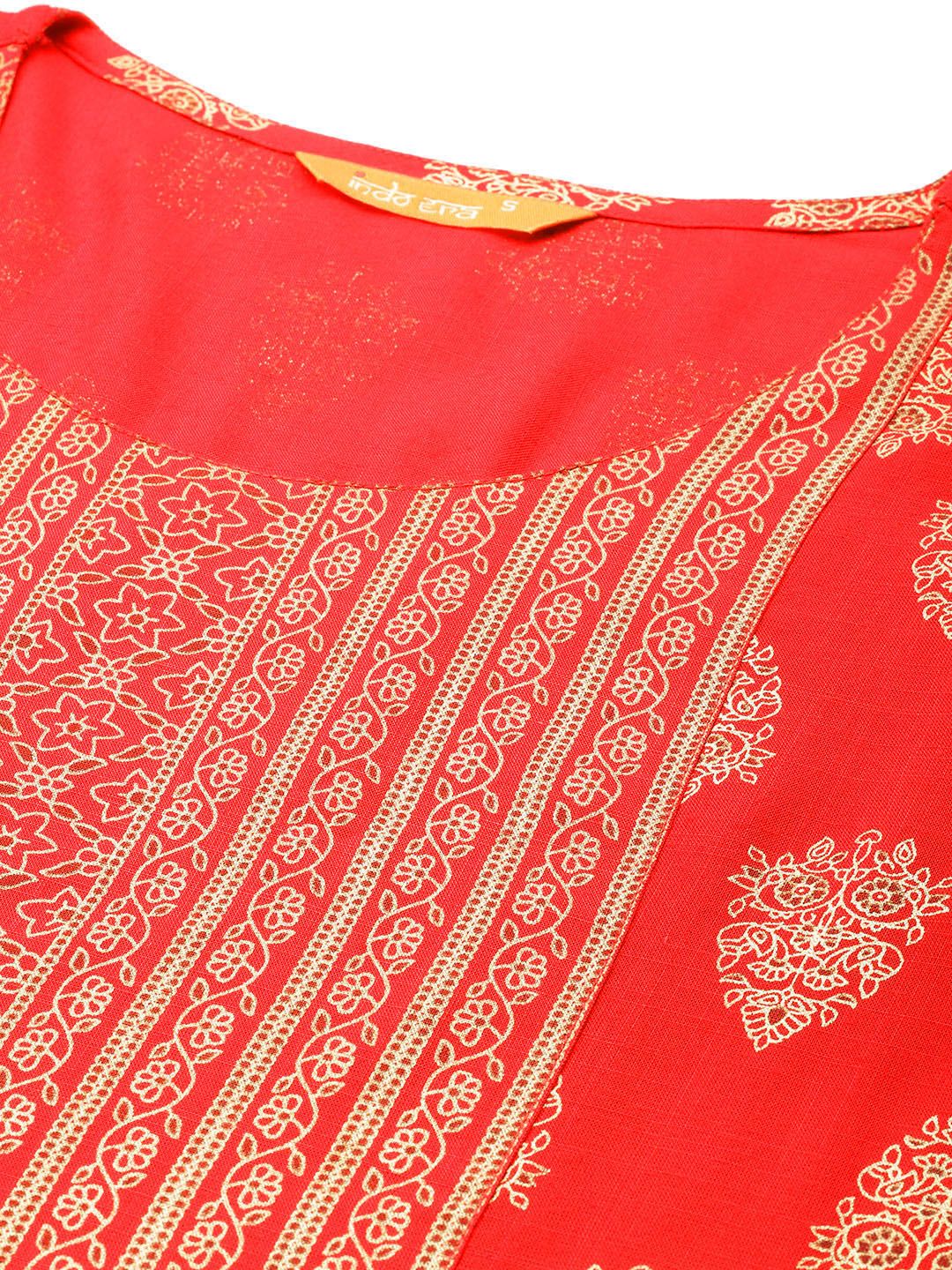Indo Era Ethnic Motifs Printed Kurta - Distacart