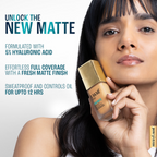 Lakme 9to5 Hya Matte Foundation + Hyaluronic Acid - Neutral Chestnut
