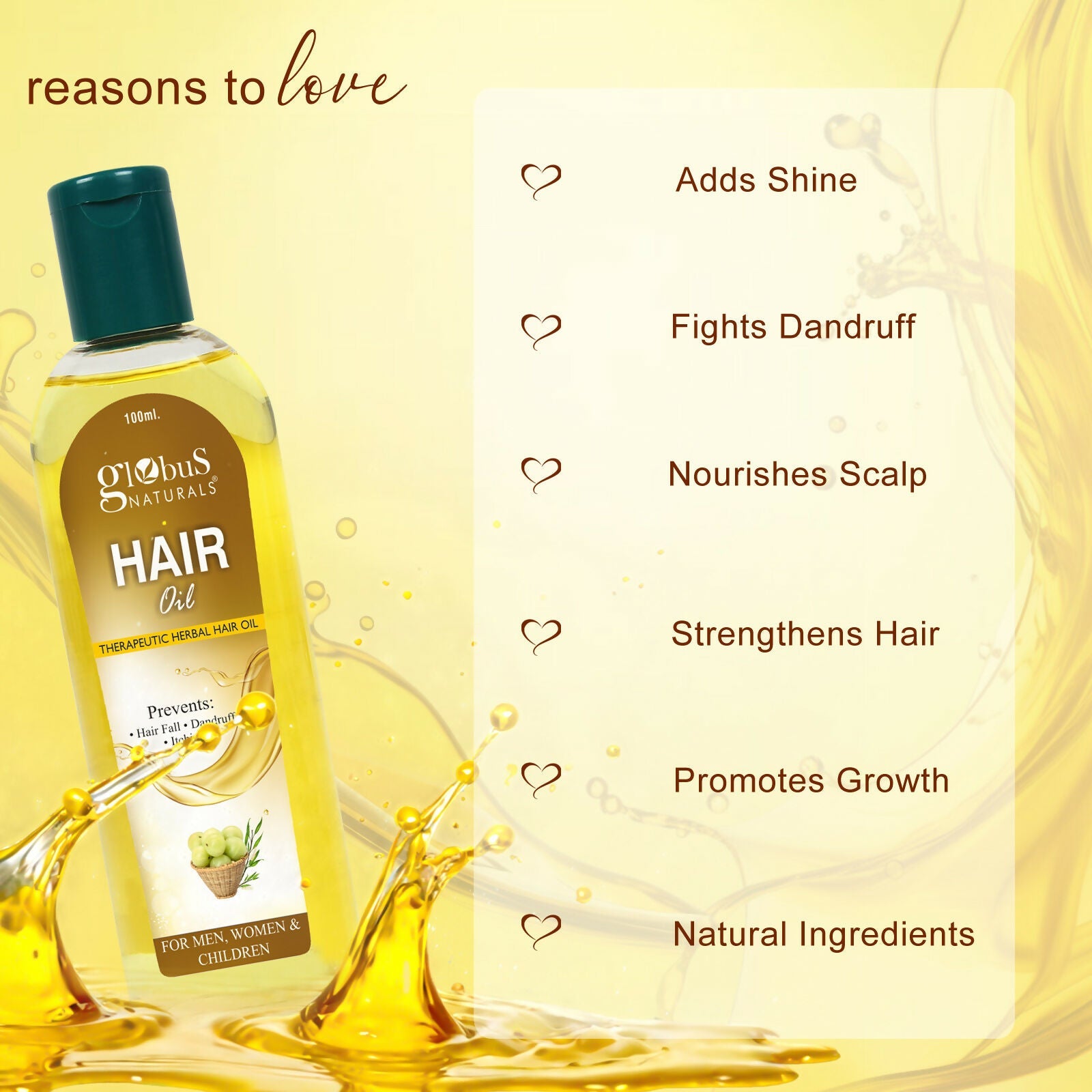 Globus Naturals Anti Dandruff Hair Oil