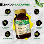 Zandu Satavari Pure Herbs Capsules - Distacart