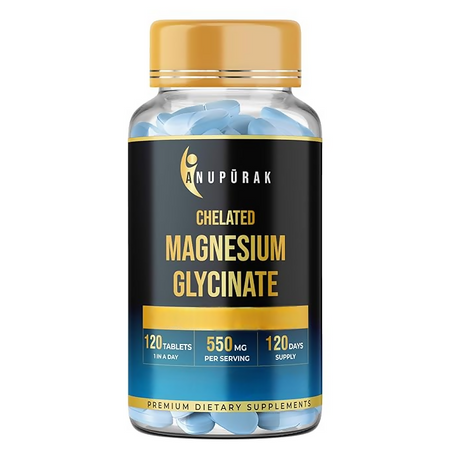 Anupurak Magnesium Glycinate Tablets - 550mg