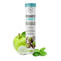 Wellbeing Nutrition Probiotic + Prebiotic Effervescent Tablets-Green Apple & Mint Flavor - Distacart