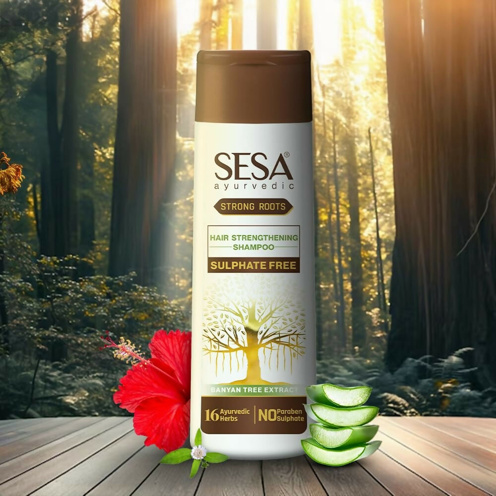 Sesa Strong Roots Sulphate Free Hair Strengthening Shampoo - Distacart