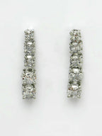 NVR Women Silver Plated Cz Stone Handcrafted Jewellery Set
