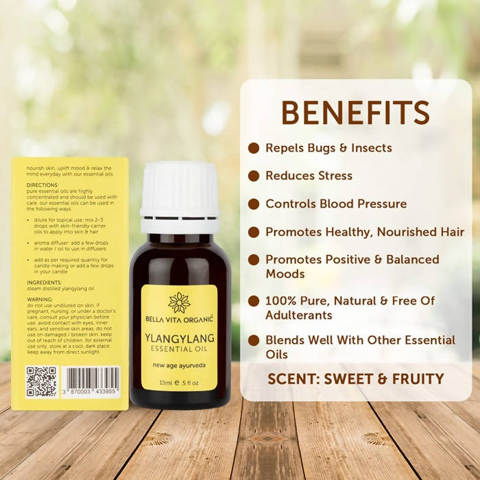 Bella Vita Organic Ylang Ylang Essential Oil