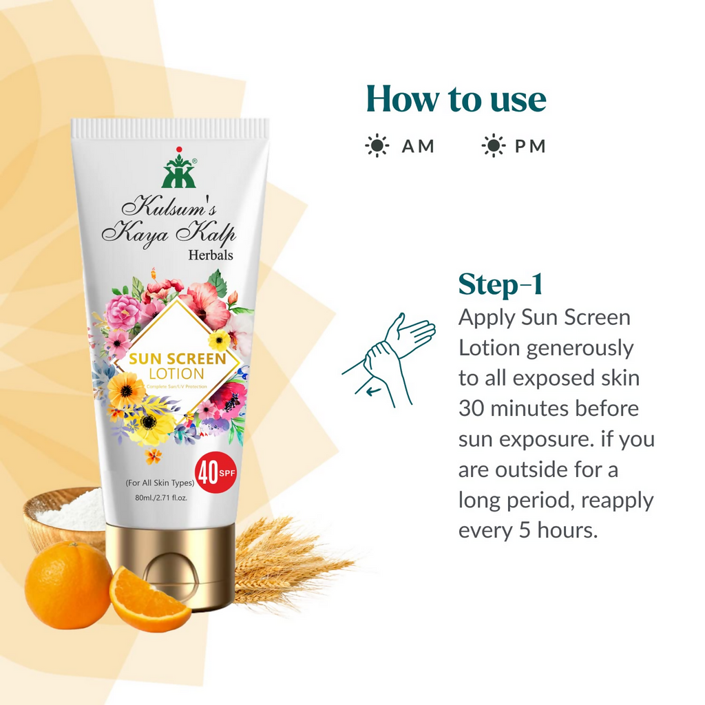 Kulsum's Kaya Kalp Sun Screen Lotion SPF 40
