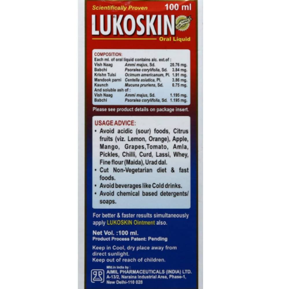 Aimil Lukoskin Oral Liquid - Distacart
