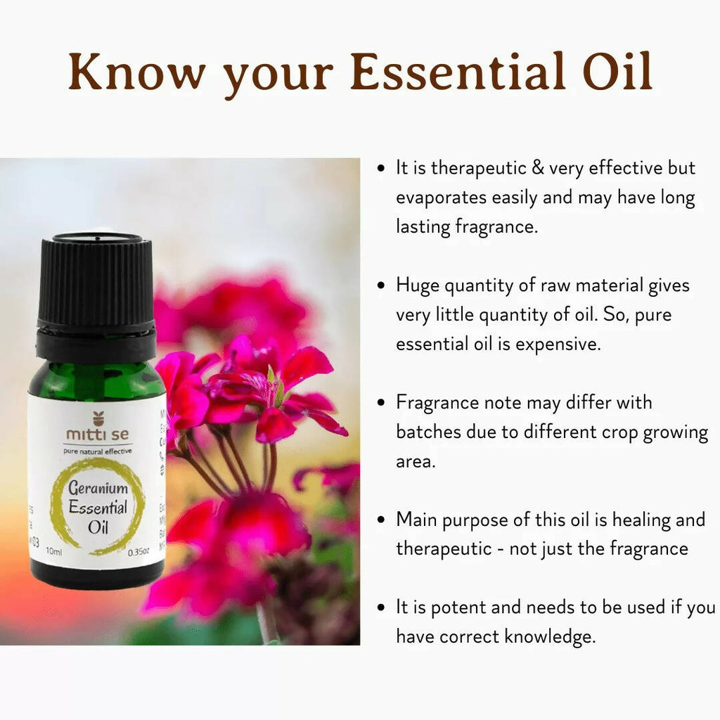 Mitti Se Geranium Essential Oil