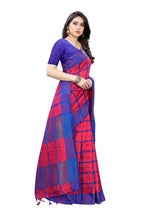 Vamika Pink Cotton Silk Weaving Saree (SATURN PINK) - Distacart