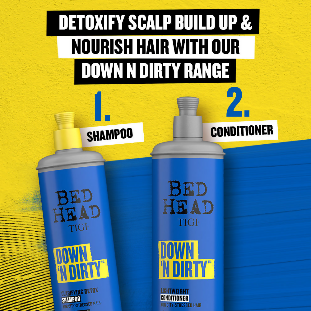 TIGI Bed Head Down N' Dirty Lightweight Hair Conditioner For Detox & Repair
