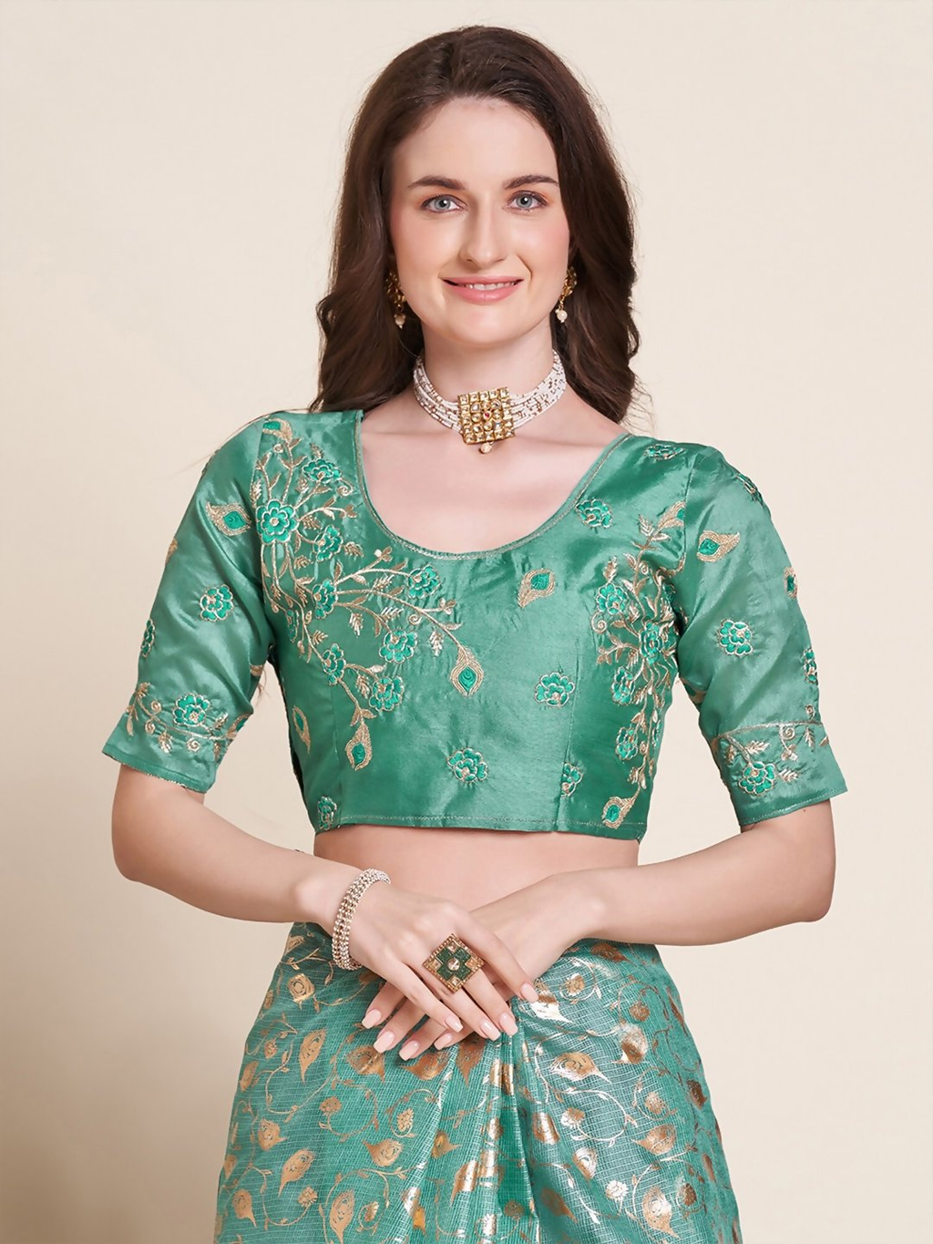 Saree Mall Floral Printed Sarees - Distacart