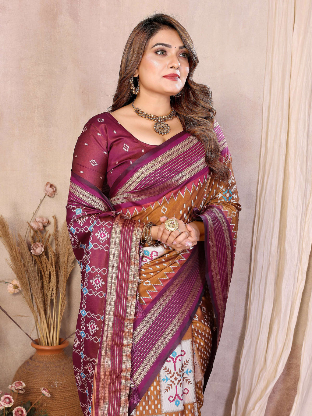 Aastha Fashion Mustard Soft Silk Weaving Saree - Distacart