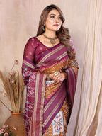 Aastha Fashion Mustard Soft Silk Weaving Saree - Distacart