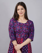Vamika Multicolor Cotton Printed Party/Casual Wear Kurti (GAM24K)