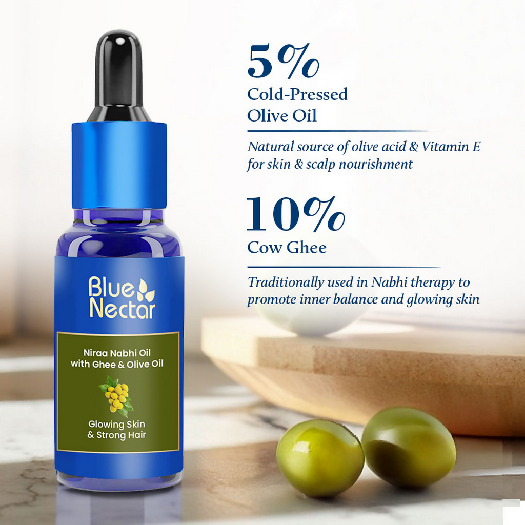 Blue Nectar Niraa Nabhi Oil with Olive Oil