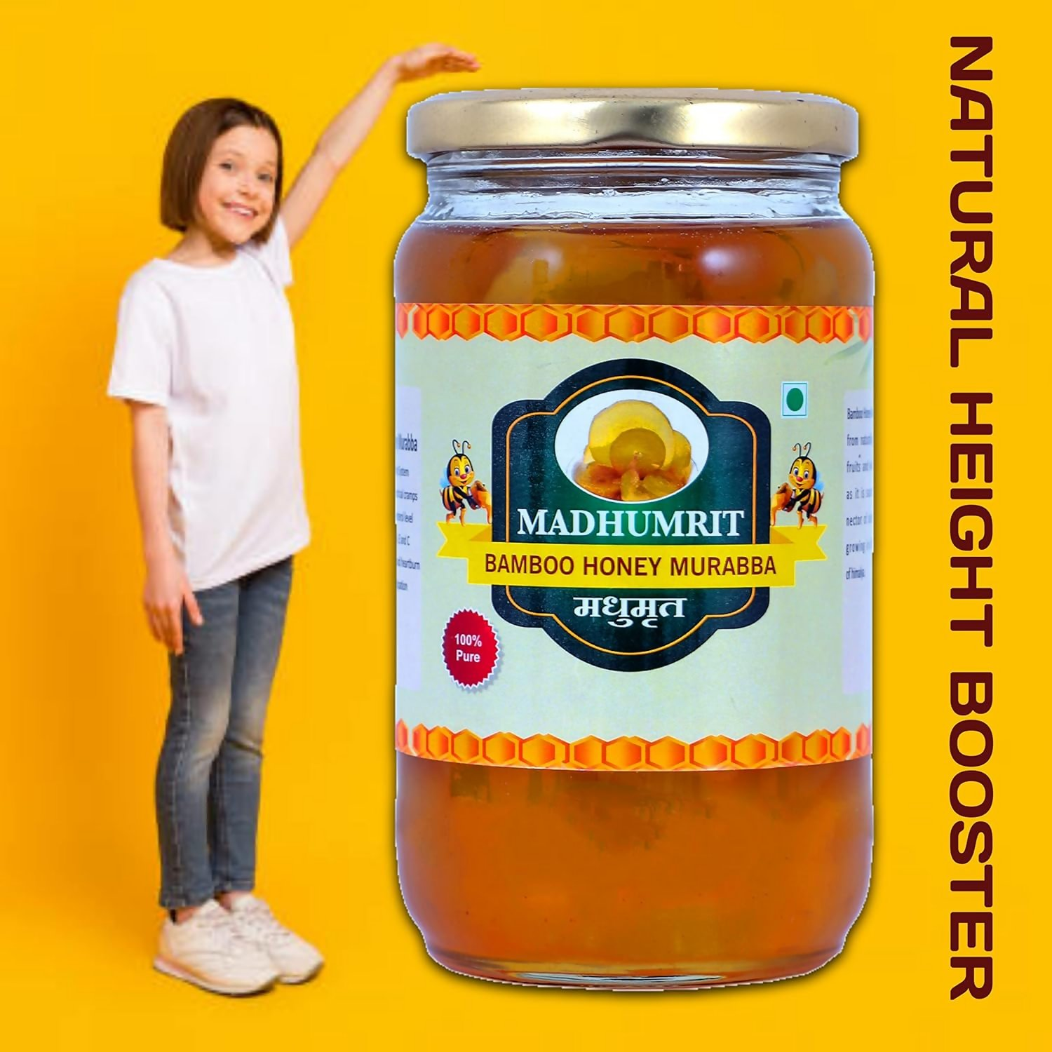 Madhumrit Bamboo Murabba - Raw Forest Honey
